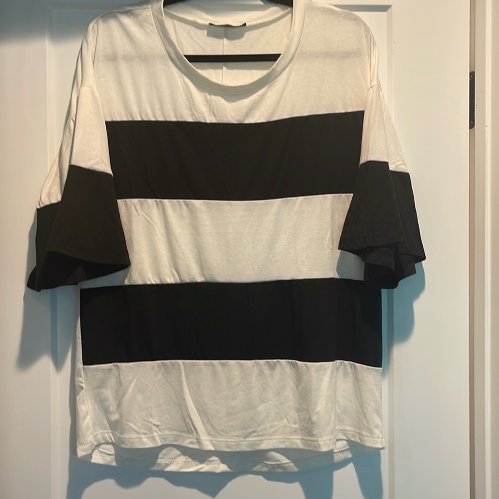 3/4 sleeve time large top from Shop Basic.